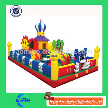 Buena calidad 0.55 PVC Inflable Gigante Saltando Castillo Inflable Ciudad De La Diversión Para Los Niños